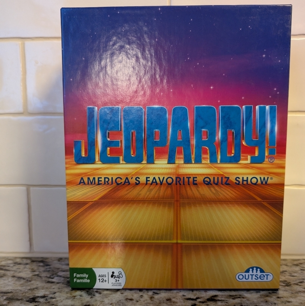 Jeopardy! Quiz Show Game 108 Cards By Outset Complete 2016